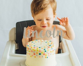 Custom Name Cake Topper for Birthday, Anniversary or Special Event.