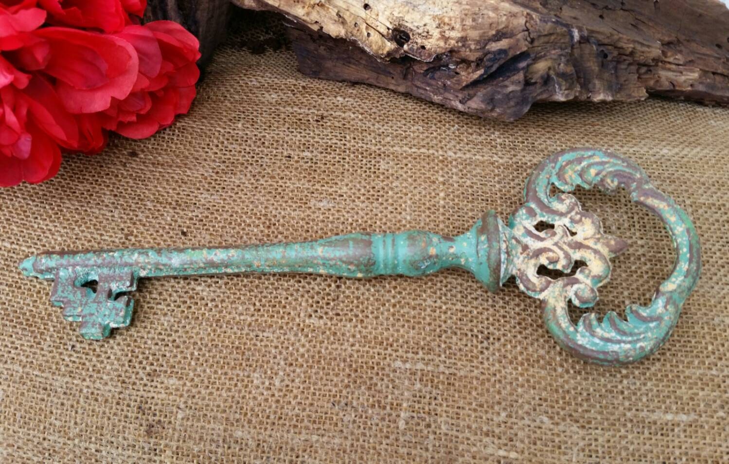 Decorative key rustic key ornate keys large key by TheMetalBarn