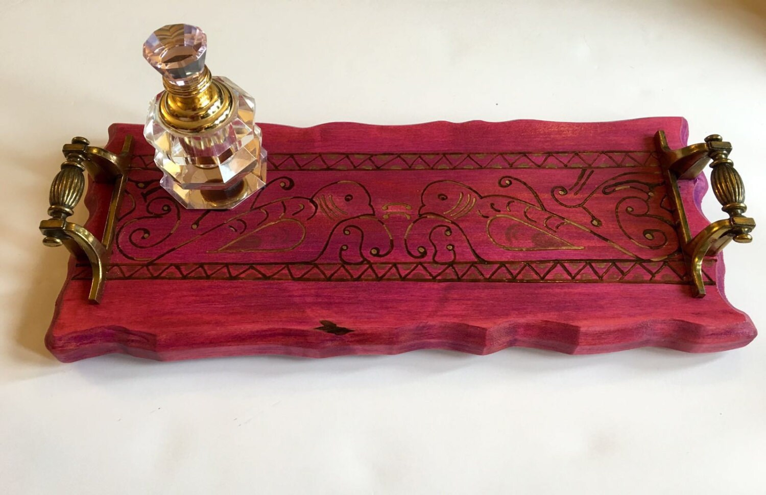 Decorative tray accent tray coffee table tray by TheArabesque