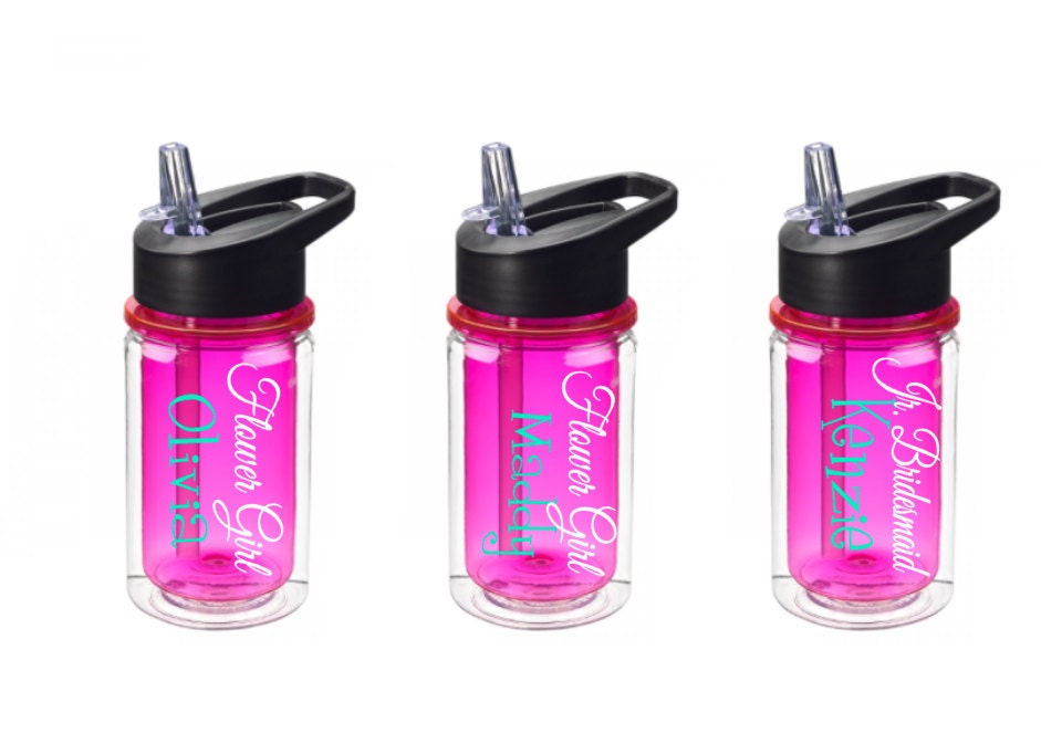 Flower girl bottle kids bottle small water bottle kid