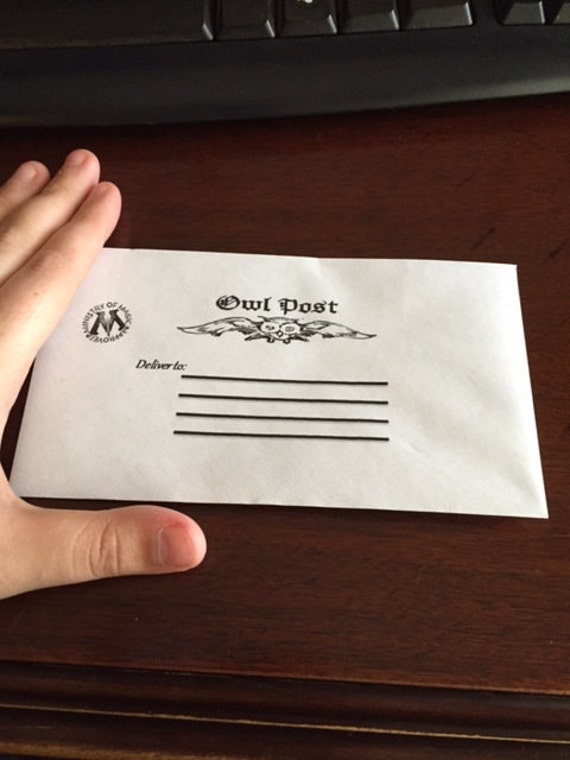 Harry Potter Inspired Owl Post envelope by HPottersPrintables