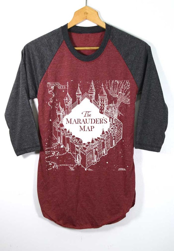 marauders map t shirt sun activated