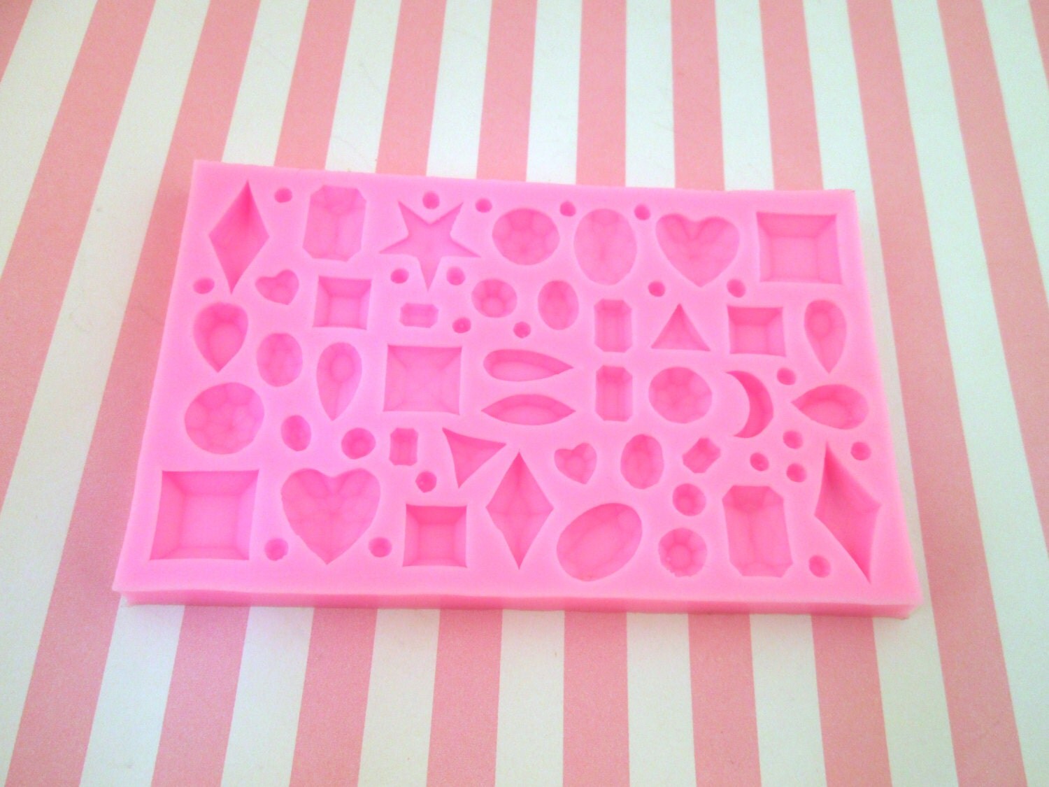 Silicone Gem Mold Makes over 13 different gem shapes