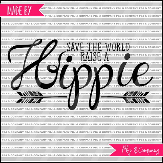 Download Hippie Child Quote DIY Cutting File SVG PNG jpeg pdf