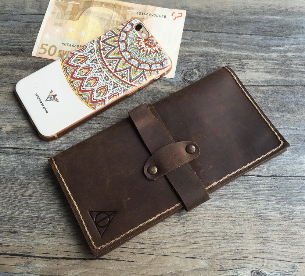 Mens wallet phone case leather wallet groomsmen by OnlyOneGift