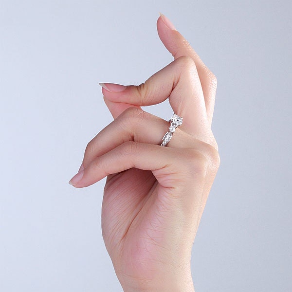 Lab Created Diamond Wedding Promise Ring Fine 925 by OneCaratGems