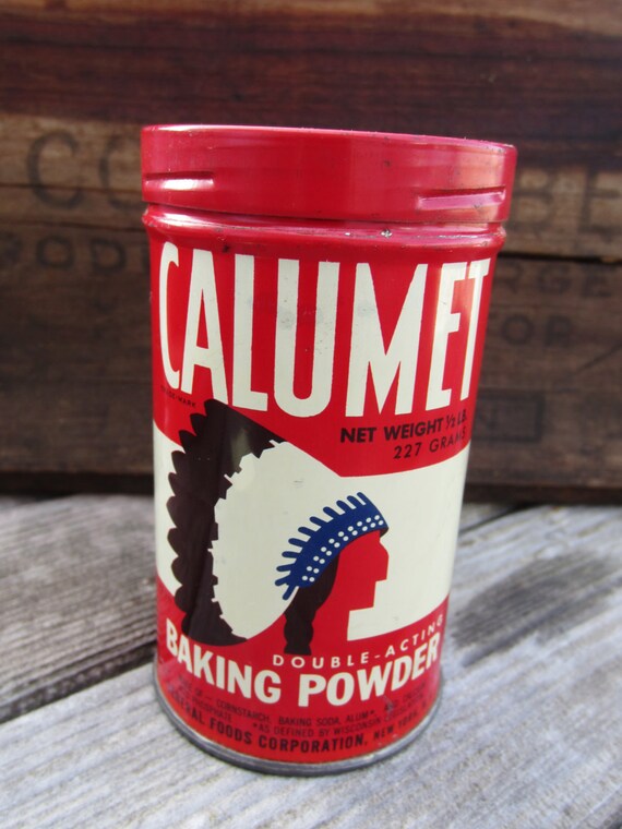 Vintage Calumet Baking Powder Tin