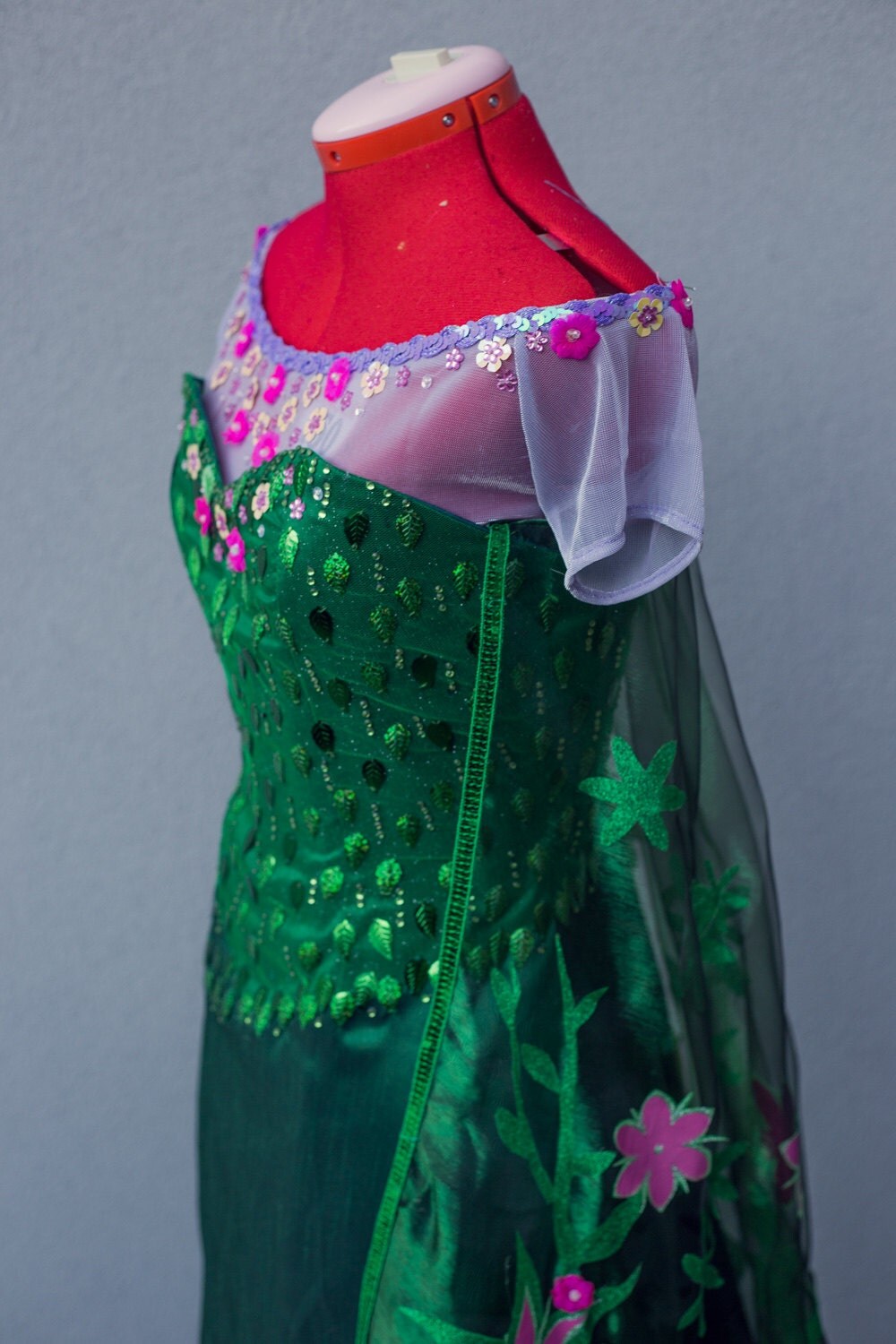 Elsa Frozen Fever green costume Disney