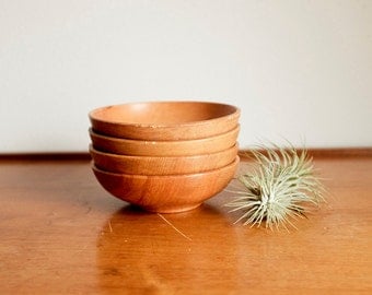Wood Bowls Set of 4