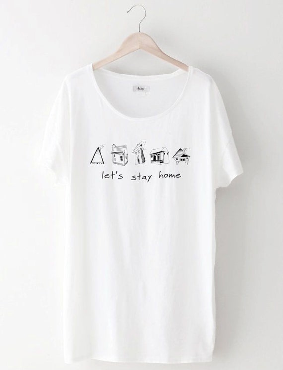 Women's Hipster Clothes Tumblr Shirt Let's Stay by UrbanEarthCo