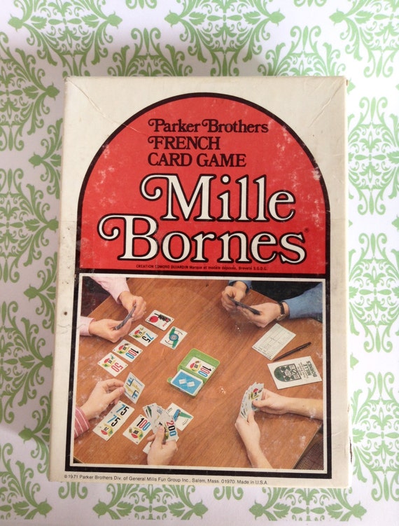 1970's Parker Brothers Mille Bornes French Card Game