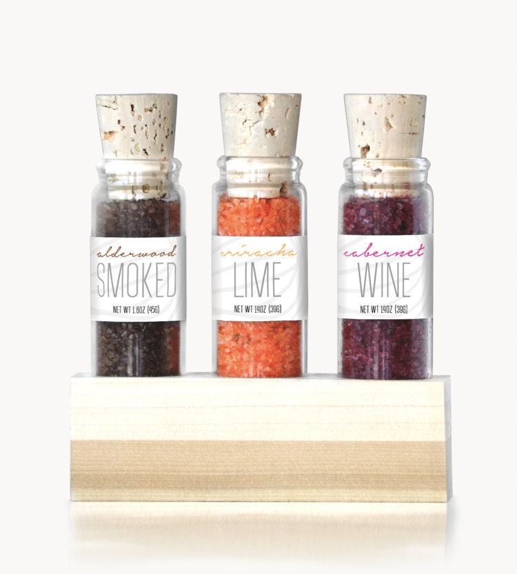 Artisan Infused Sea Salt Trio by BatchConfectionery on Etsy