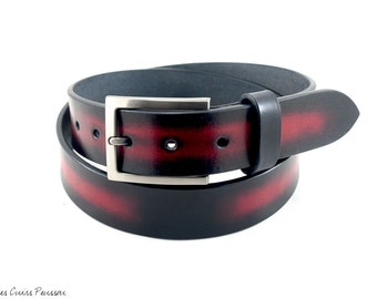 10% FREE -- Leather Belt - Leather belt Men - High Quality Belt - Belt handmade - Large Belt