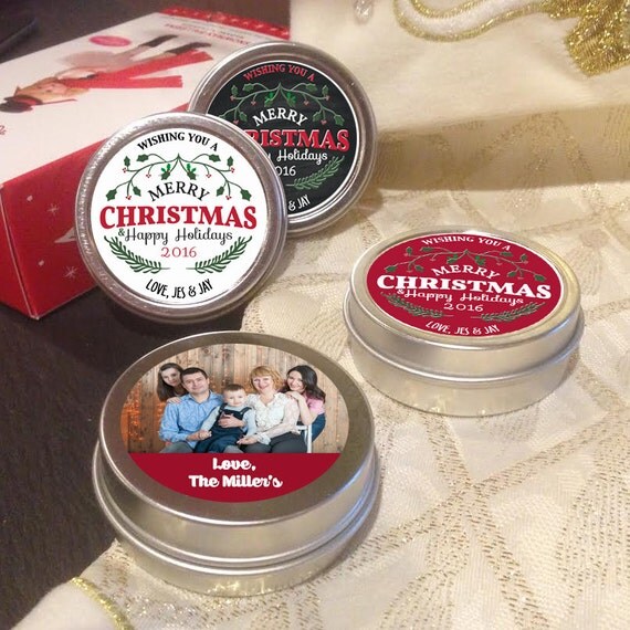 50 personalized christmas mint tins favors christmas 50 personalized christmas mint tins favors christmas