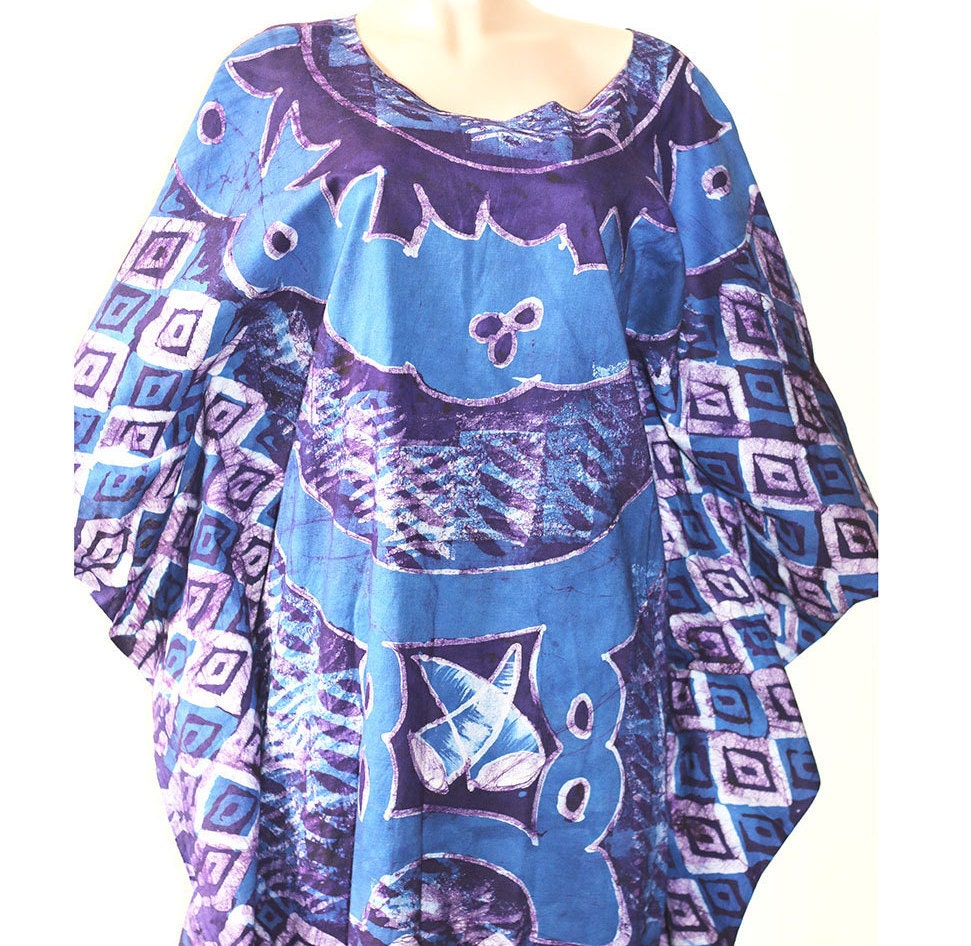 Boubou Dress African Print Dress Kaftan Dress by AfrowearHouse