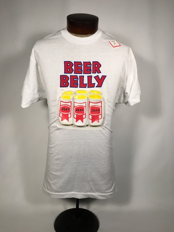 1980s Novelty Beer Belly T Shirt