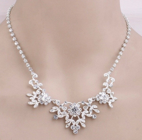 Vintage Style Bridal Jewelry Set Wedding By Weddingtrunkshow 9299