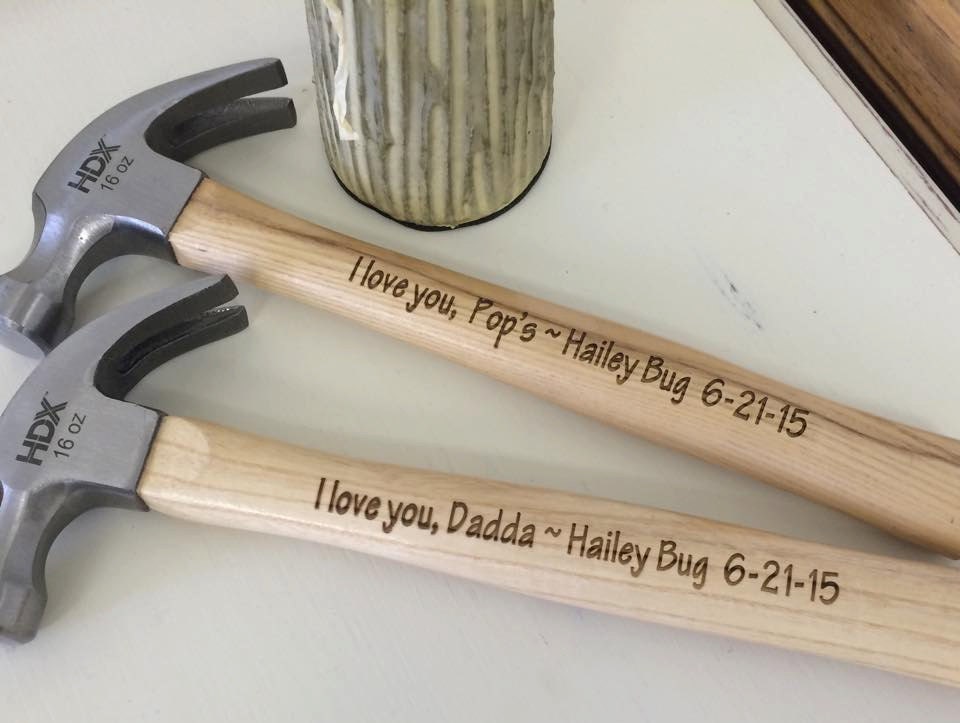 Personalized Hammer Engraved Hammer Gift for Dad Gift for