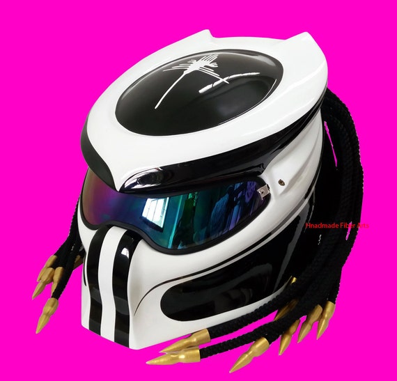 Black&White Custom Motorcycle Helmet