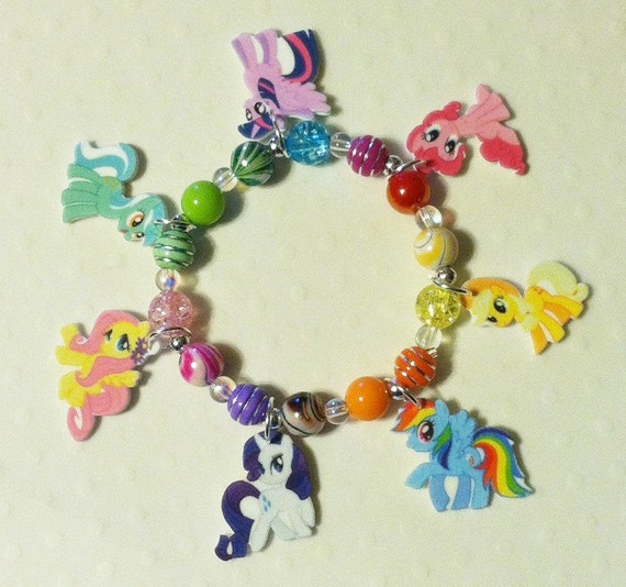 My Little Pony Bracelet My Little Pony Charm by Made4UBySisters2