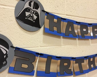 star wars birthday banner star wars theme birthday party decorations star wars birthday decoration - Star Wars Decorations star wars birthday banner star wars theme birthday party decorations star wars birthday decoration - Star Wars Decorations