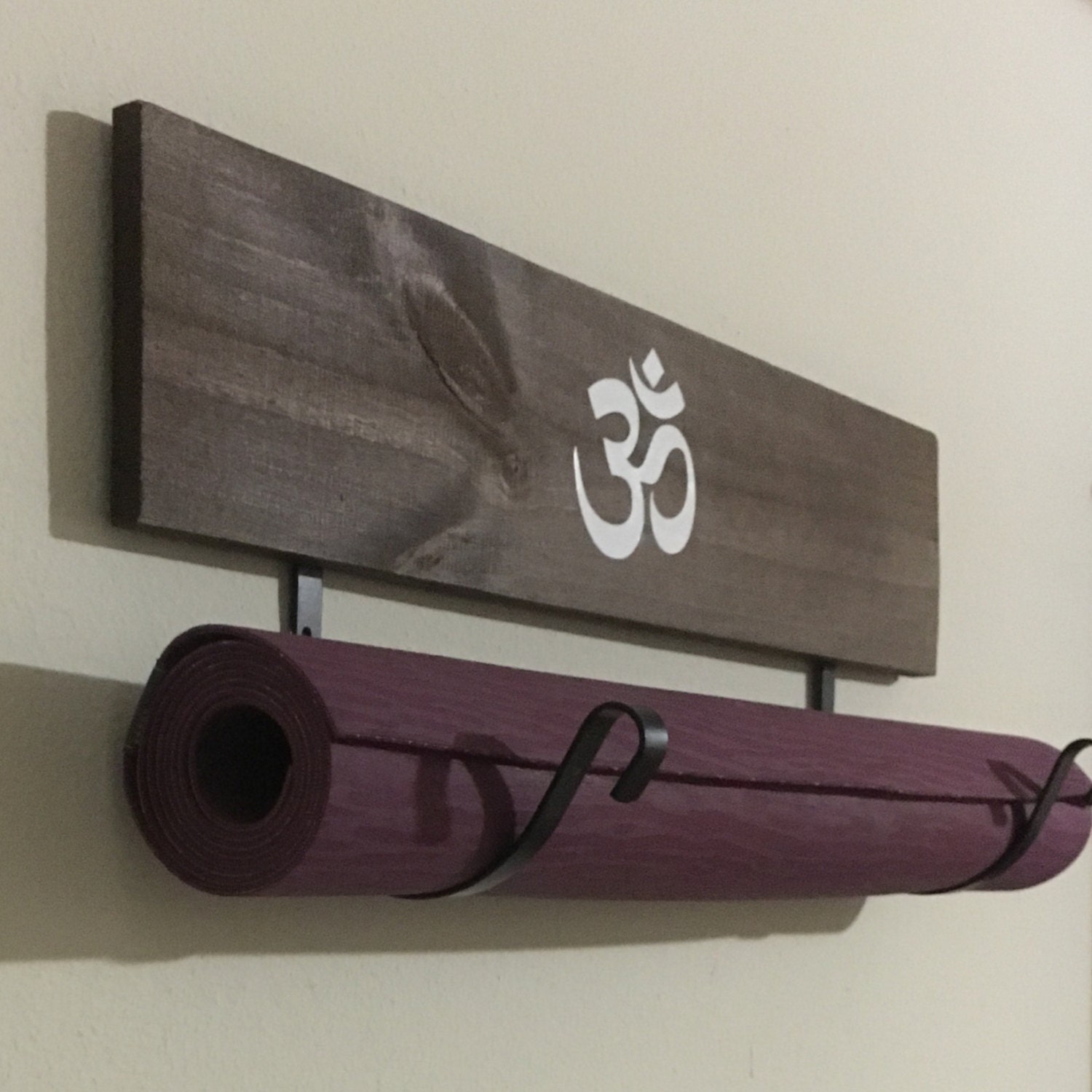 Yoga Mat Holder Yoga Gift Yoga Accessory Yoga by OmSweeeetOm