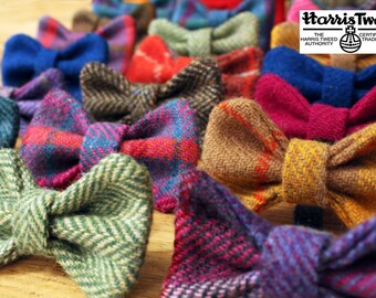 Harris Tweed Dog Bows - Bow Ties