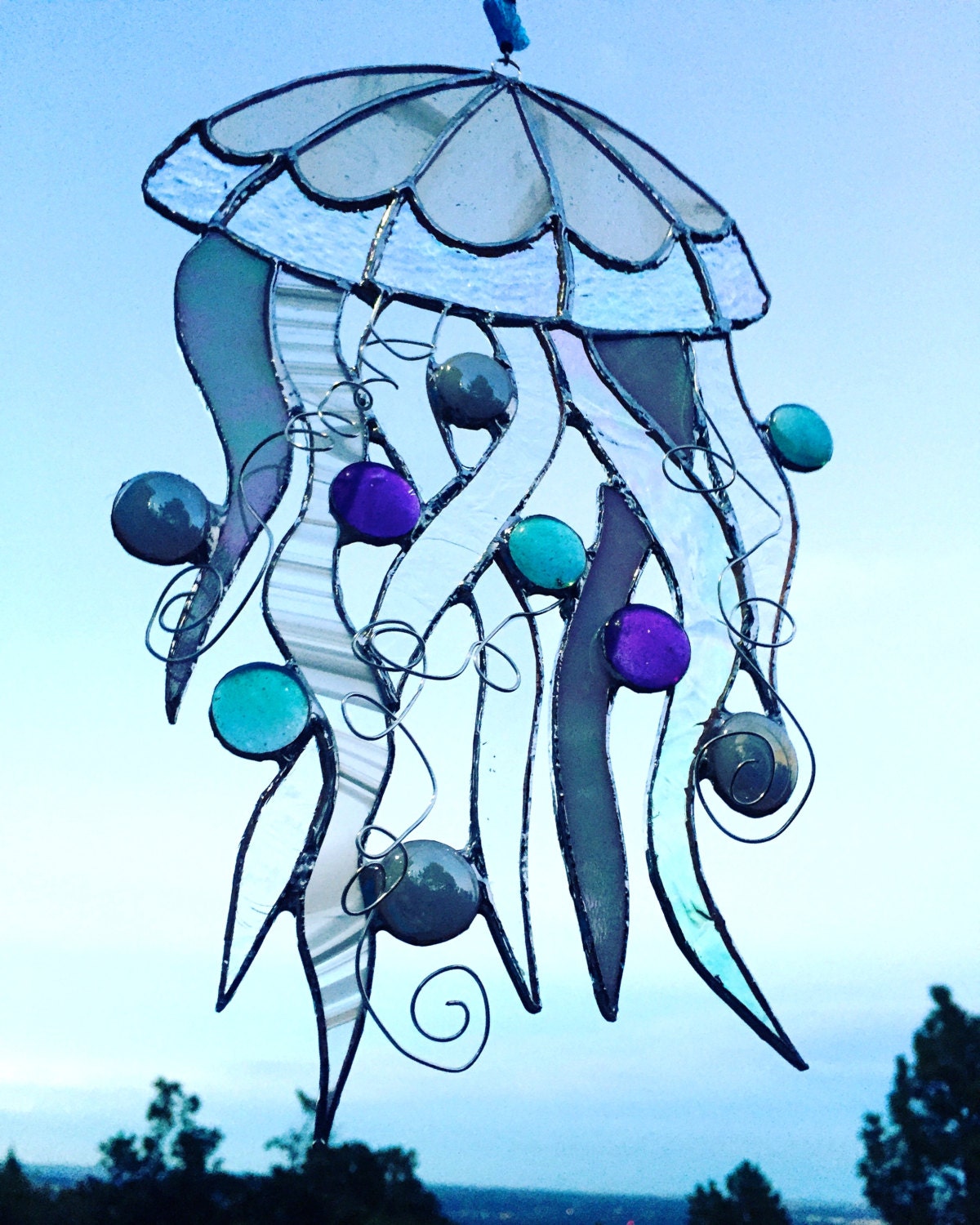 Jellyfish Stained Glass Pattern