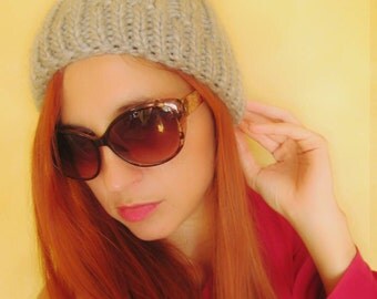 Knit hat, Knitted hat, Winter hat, Slouchy hat