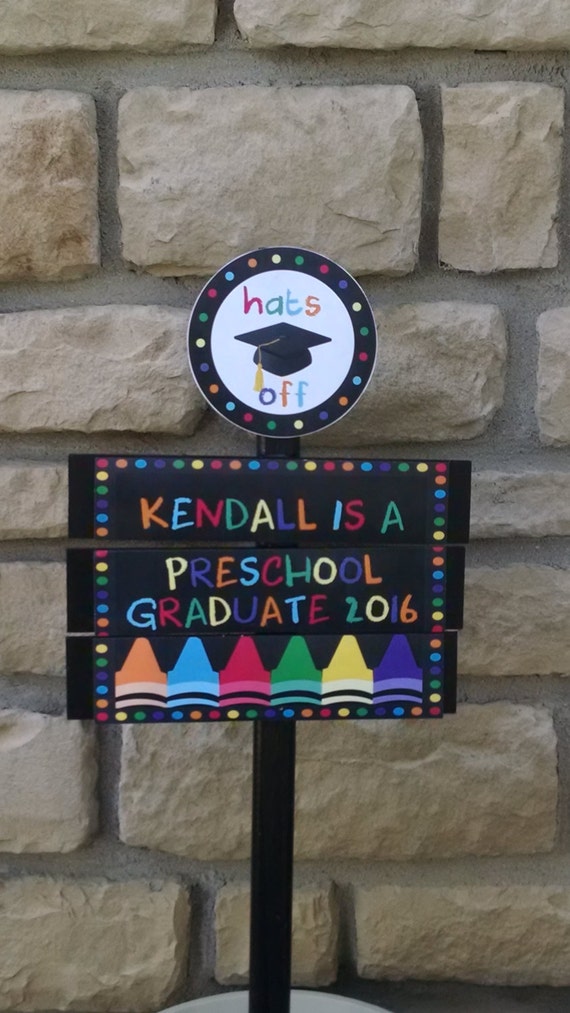 kindergarten graduation yard signs