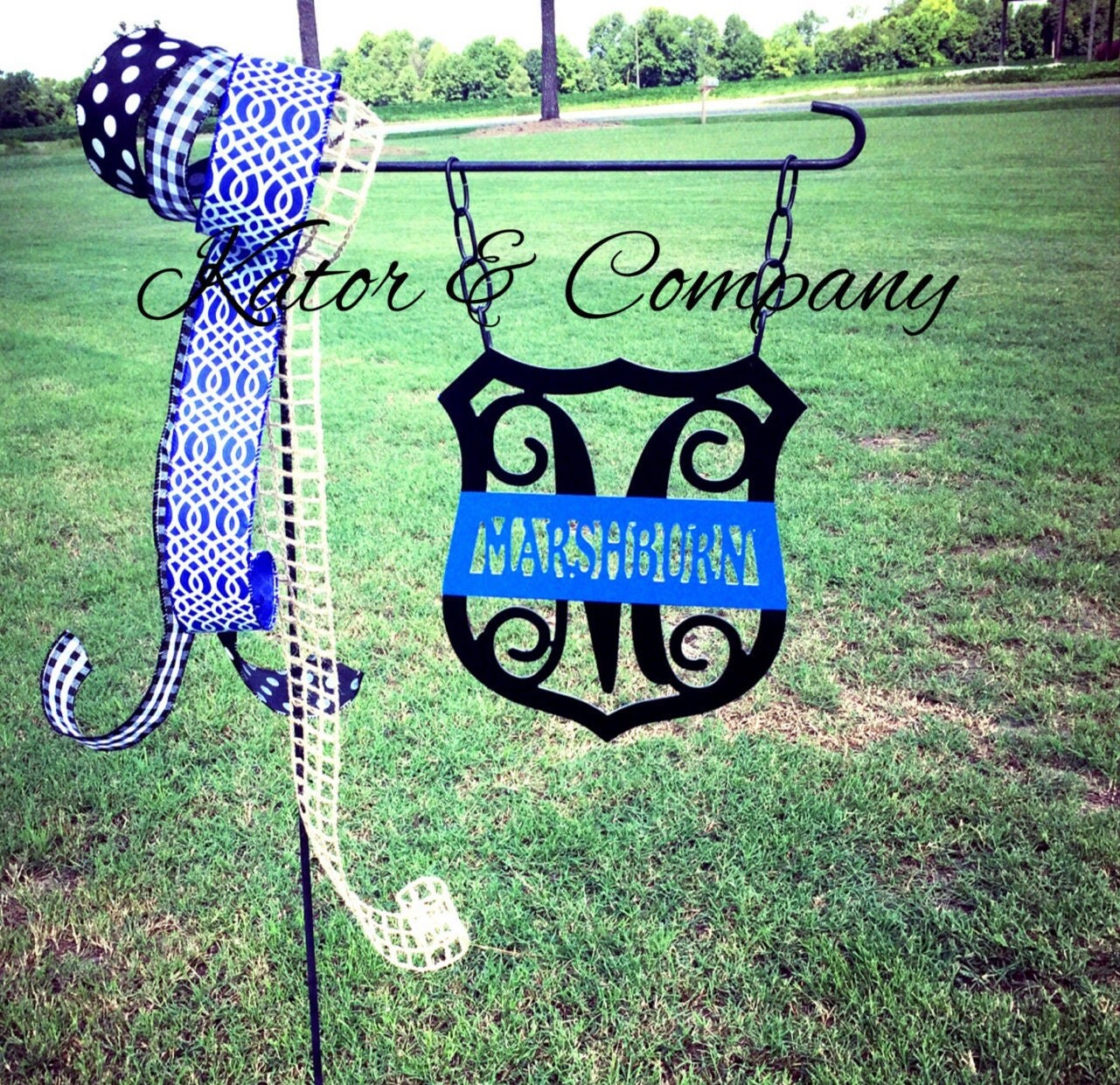 Police officer signLaw EnforcementMetal Garden Flag Sign