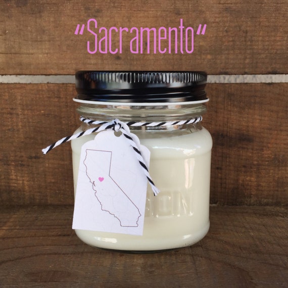 Items similar to Sacramento || Scented Soy Candle || California