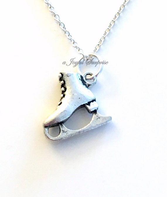 Skate Necklace Figure Skating Jewelry Gift Skater Mom