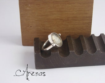 Ring Rutile Quartz Ring - Sterlin Silver - Silver Ring Gemstone - Gift for Her - Simple Ring