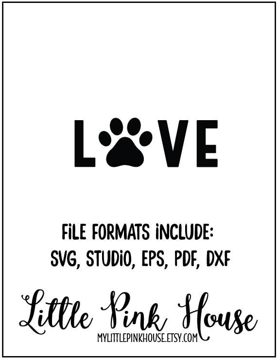 Download Animal Love SVG Pawprint Love svg pawprint svg animal SVG