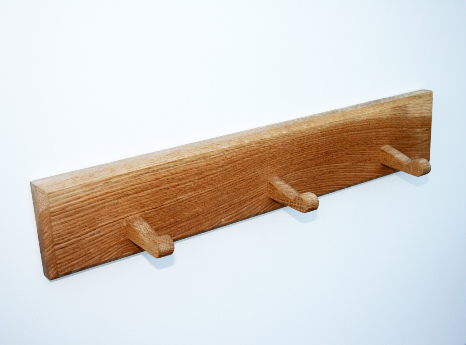 Handmade Solid Oak Coat Hooks / Peg Boards Different Sizes