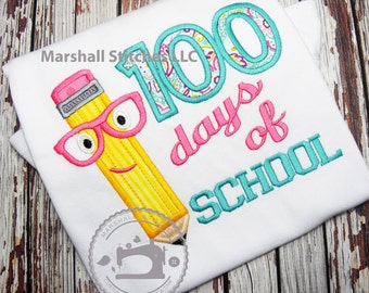 100 Days Of School Shirt/ Girls 100 Days Of School Shirt