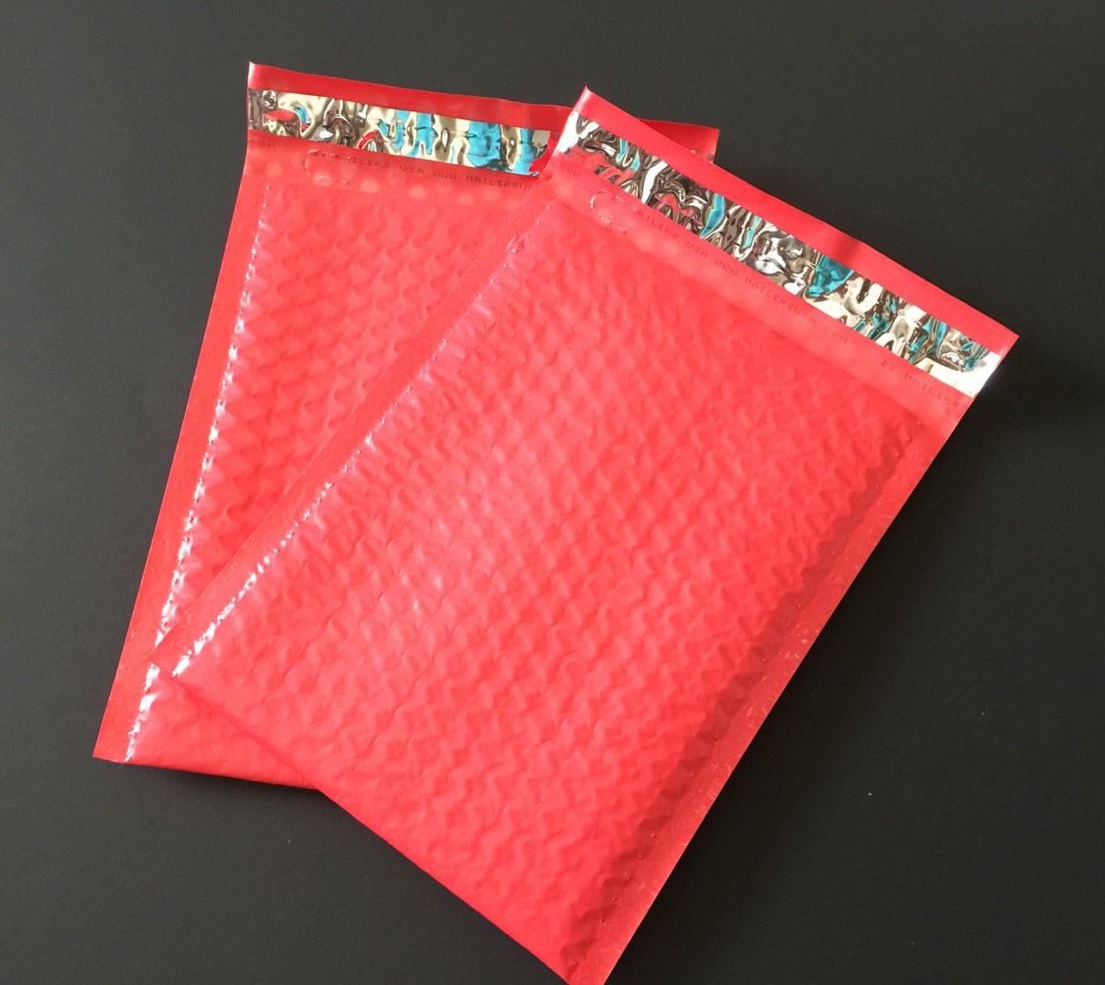 20 6x9 RED Bubble Mailers Size 0 Padded Self Sealing Shipping
