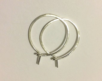 Open Almond Middle Long Almond Point Earring main image 1