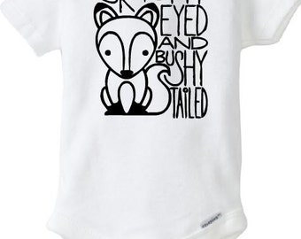 bright eyed and bushy tailed t shirt