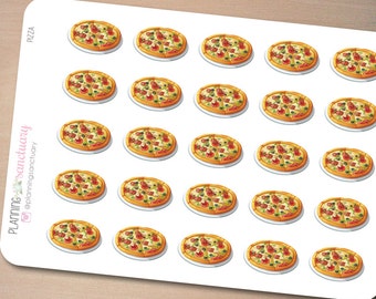 Pizza Planner Stickers Perfect for Erin Condren, Kikki K, Filofax and all other Planners