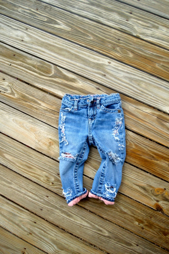 Ready to Ship Gap Baby Distressed Jeans Ripped/Destroyed