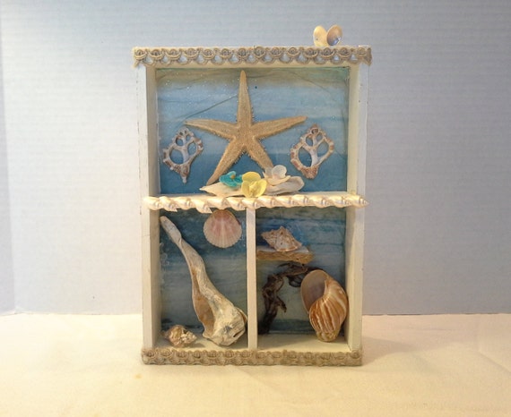 to shadow a box paper how make flower decor Shadow Scene Beach fish ,Beach Box 2), Star of (Set box Shadow