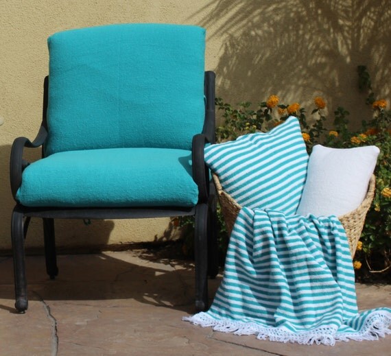 Outdoor Patio Slipcovers for 2 Piece Deep Seat in by CushyChic