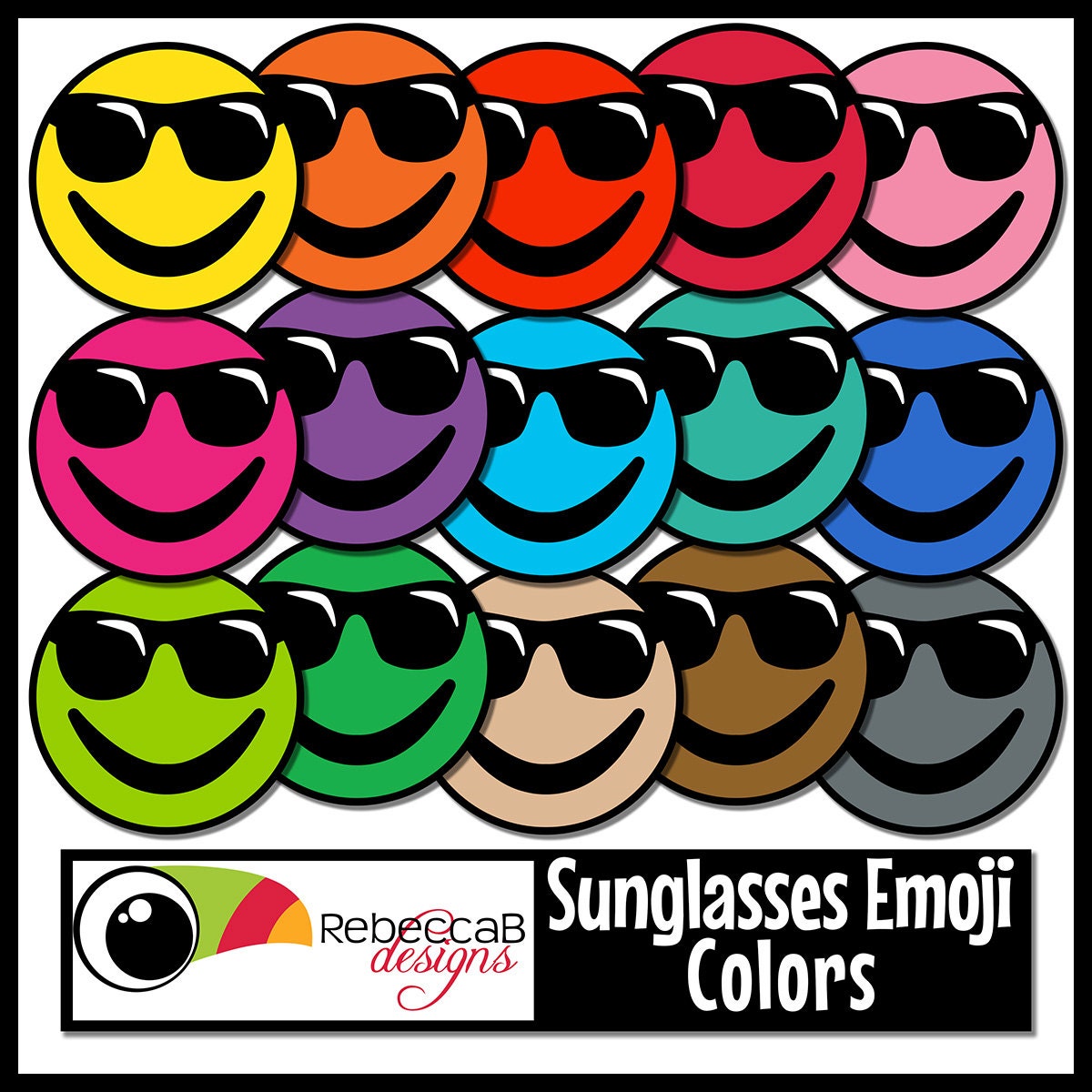 Emoji Clip Art: Sunglasses Emoji Faces Sunglasses Emoji