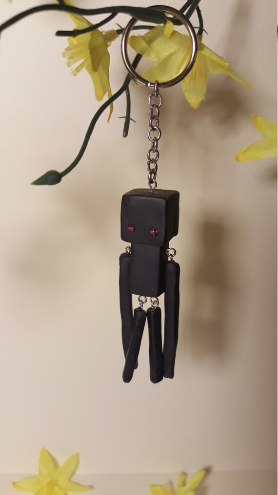 Items similar to Minecraft Enderman keychain on Etsy