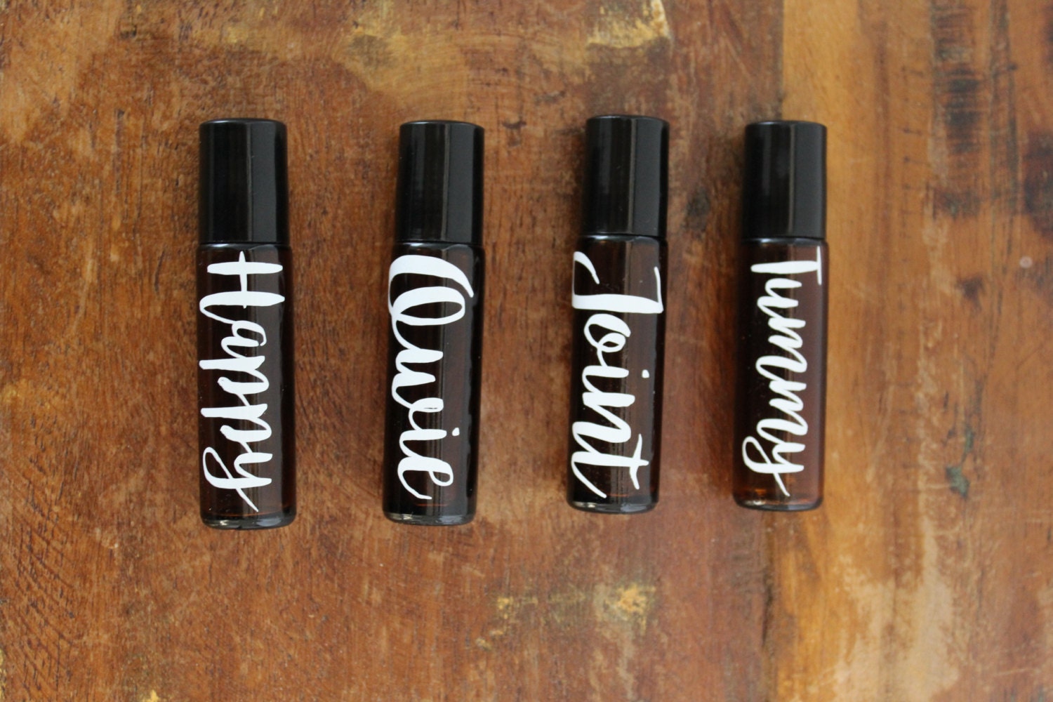 Set of 3: 10ml Roller Bottles with Customized by GraySkyMatters