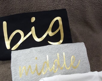 Big Middle Little Shirts