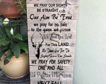 Hunters prayer | Etsy