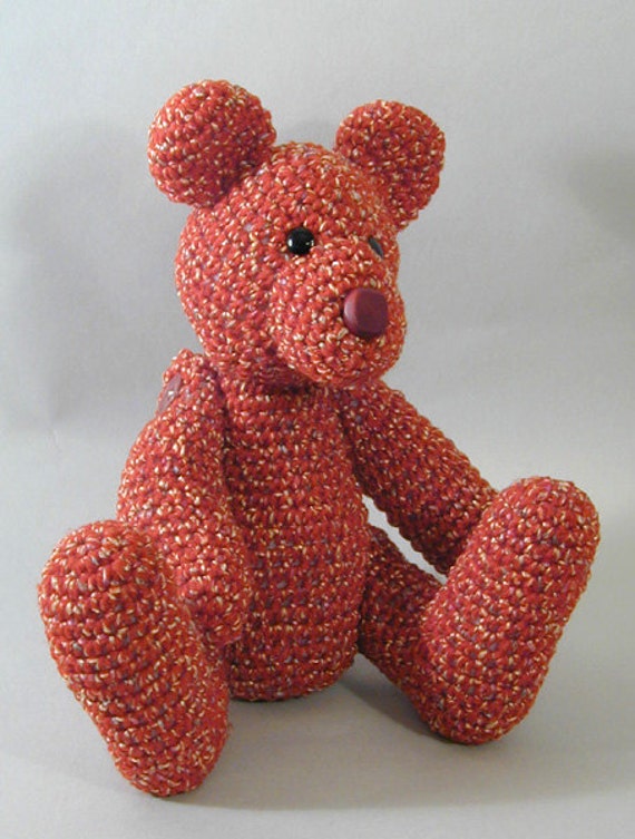 thread jointing teddy bear